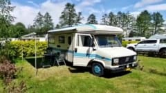 Spacious hip retro 4p Fiat Ducato 280 camper from 1990