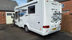 Swift Voyager motorhome (2023) fixed rear bed
