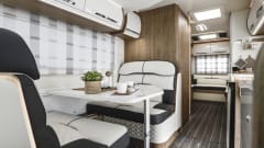 2026 Roller Team 747 – 6 Berth/Belts. Rear lounge 