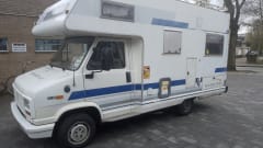 blue bird – Fiat 280 / Knaus van 1990