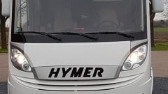 C1 driving license. Super luxury Hymer for 4 people.