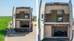 Easy Rider XL Knaus 3 – Beautiful 3-person camper with automatic transmission and swing-away bicycle rack