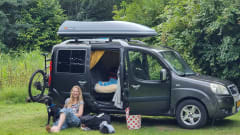 Fiat Doblo Malibu – Hobo/stealth/semi offgrid mini camper.