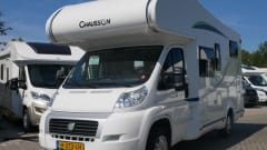 Chausson 514, 4 seats and 4 berths.