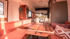 Ayub – old-school Mercedes fire bus and off grid camper