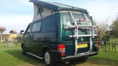 Very handy and cozy camper van for 4 people.