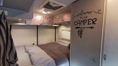 On an adventure with a reliable bus camper.