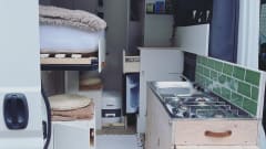 Off-grid 2-person campervan 