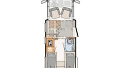 H11 – Fiat Dethleffs Just 90 Ideal family van or 2 couples