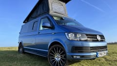 Charlie – Newly converted VW  automatic long wheelbase camper 