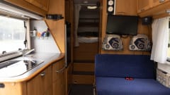 Steenbokje – Ruime 6 persoons Hymer uit 2000