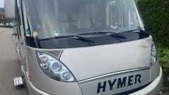 Luxury Hymer integral 4 pers. camper
