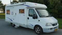 2 to 4 person Bürstner camper for the perfect holiday