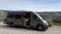Bus camper with single length beds from 2014