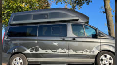Ford Nugget Plus hoogdak 2018 mountain edition – 5p Ford Nugget Plus Westfalia campervan hoogdak uit 2018