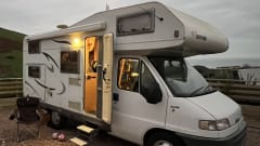 6 berth Fiat Moterhome insurance included