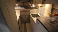 AmorA Campervan 6.0 meters for 2 persons with length beds
