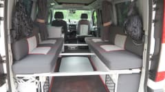 Vito camper – Camper van for 2 person with solar panels