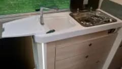 Easy Rider Off the Grid de Luxe nr 4  – Beautiful 3-person camper with automatic transmission and swing-away bicycle rack