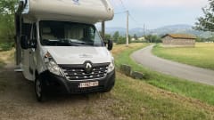 Spacious family camper