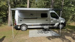 Camper van (2024), 2 berths and swivel module bike carrier