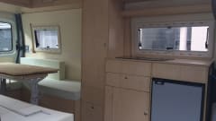 Ruth – Spacious, high 2p bus camper 