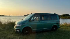 FREE MILEAGE! Travel with this VW California Ocean Bulli T6.1