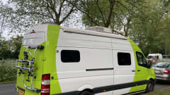The Green Machine – camping-car pour 2 ou 3 personnes