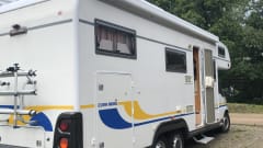 Unique 8 pers. camper with XXXL garage on C driving