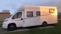 Fully furnished 4p Dethleffs semi-integrated from 2021