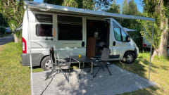 Cozy strong Pössl bus camper, fully equipped!