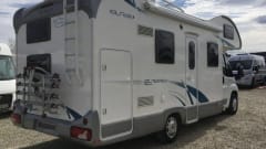 Cel4night – 7-seater overcab motorhome