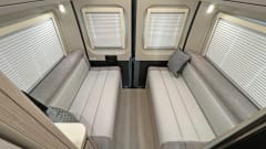 Betty George – Elddis 4 berth Automatic Campervan 2024 With Double Bed Pop Top