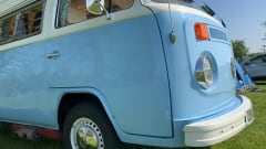 Bertie – Hire Bertie, our 1973 Volkswagen T2 Baywindow Campervan!