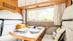 Perfect family camper with bunk bed