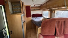 Beautiful fiat camper with solar panel