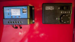 Zach the t4  propex blown air heater, lovely colour coded new interior 