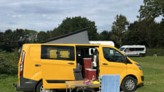 The yellow van💛 – Ford Transit — 2-3 persoons camper (zelfbouw 2026)