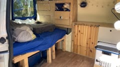 Cozy little self-sufficient camper
