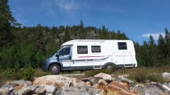 Luxury Adria Coral single beds fully equipped