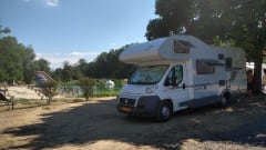 Luxury family camper ready for wonderful trips
