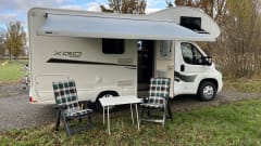4 person camper (Alcove) l Fiat XGO Dynamic 20 from 2019