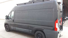 Off-grid campervan