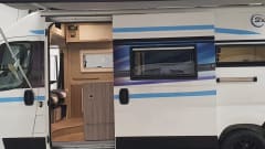 RENTACAMPA  – 2 BERTH FULLY SELF CONTAINED CAMPERVAN WITH TOILET AND SHOWER 