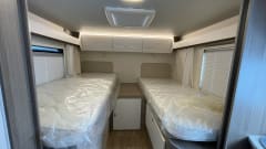 Südwind – familien-Alkoven für 5 mit separaten Schlafbereichen