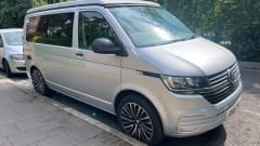 Silver Monte Carlo VW 2021 T6.1, solar panels & awning, sleeps 4