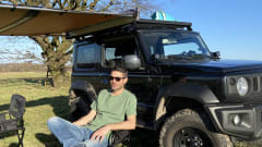 Suzuki Jimny met Vickywood daktent