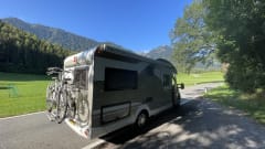Luxury 4 pers. with fixed French bed and a pull-down bed