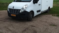 For rent a modern Renault Master camper from 2014. lots of comfort