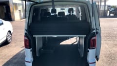 Rental van VW T6 with two beds